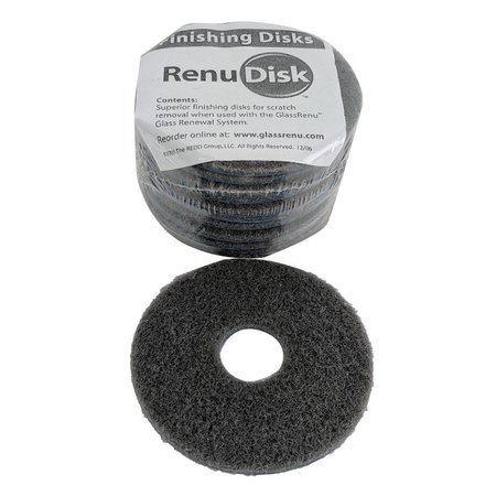 GLASS RENU GlassRenu RenuDisks Gray  3 Inch 106-4035
